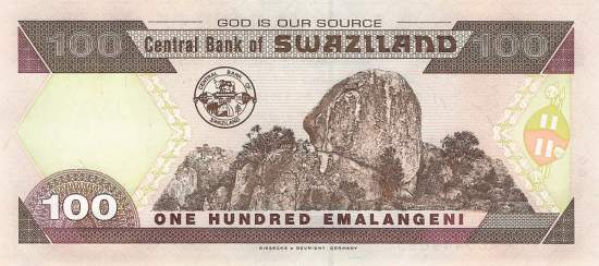 100 Emalangeni p.32a 2001